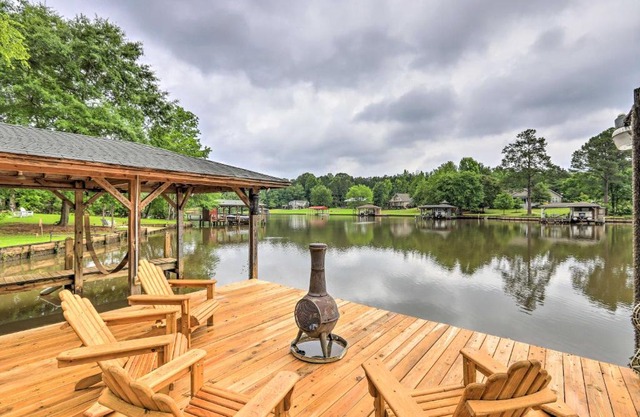 Waterfront Sparta Home with Game Room and Fire Pit!