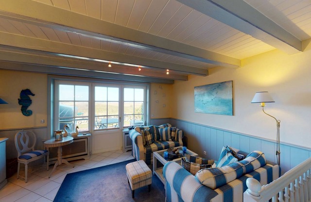 Waterkant - Exklusive Ferienwohnung für 3 Personen mit Blick auf das Watt von Morsum