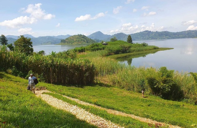 We are located in Rwanda near lake Ruhondo in Twin lake region and volcano view