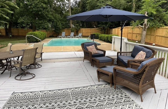 Welcome home! Cozy, chic, comfort inspired. Holiday Ready #GatherPoolhouse!