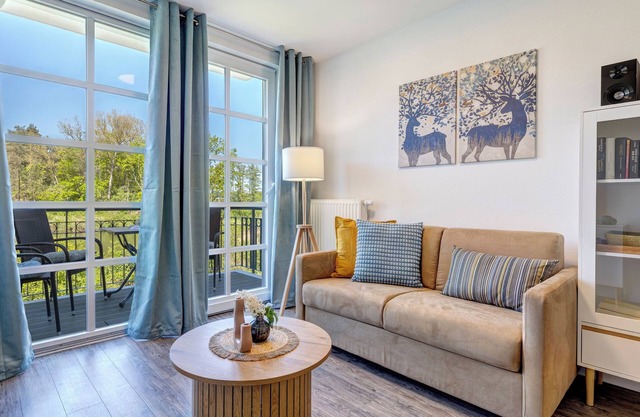 Welcome to apartment 54 at the Residenz am Balmer See on Usedom!