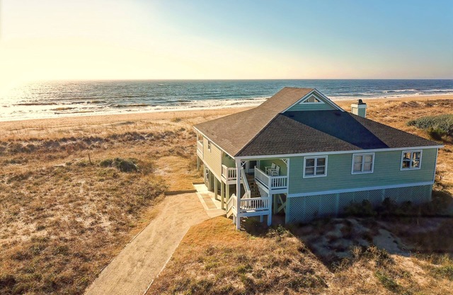 Welcome to Atlantic Bliss on Bald Head Island’s South Beach. Ocean Front!