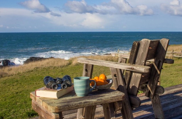 Whale Watch House: Oceanfront/Near Mendo Village/a Private Retreat