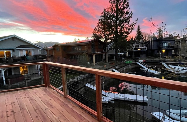 Whole House Tahoe Keys Luxury Home with Private Dock to Lake Tahoe