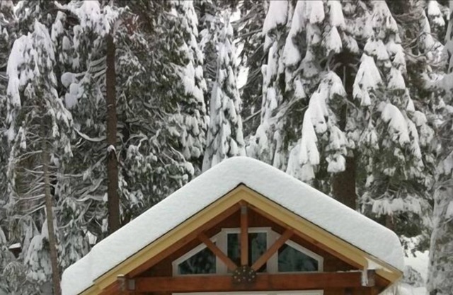 Yosemite Cabin on a Bridge Over a Stream 2 Miles from Yosemite