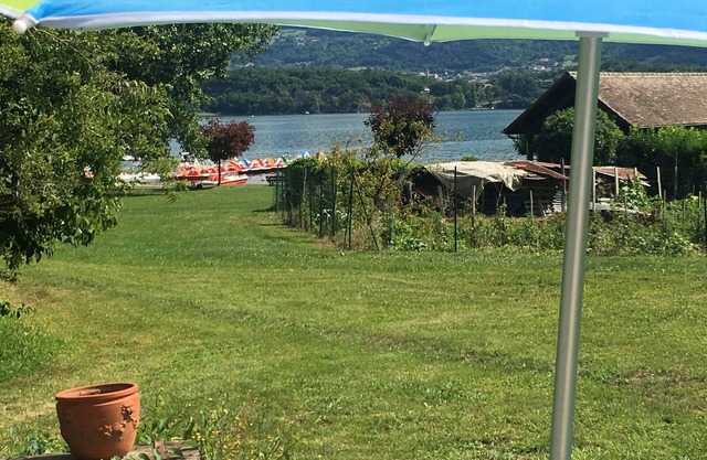 Your terrace on the lake of Aix les Bains, a unique location .