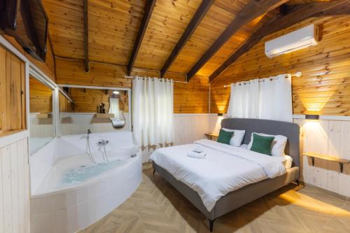 Beit Jann Apartment | בקתות עץ מעל העננים - אירוח דרוזי - בקתות כפריות עם נוף מהמם ובריכה משותפת