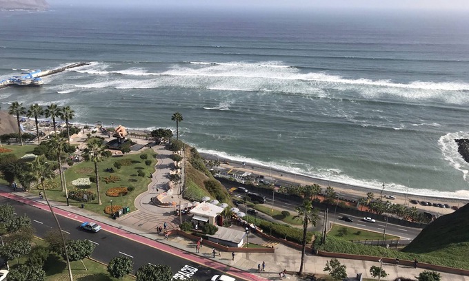 Miraflores Apartment | 15th 16th Floor Duplex-A C & Spectacular Ocean Views Across from Parque del Amor