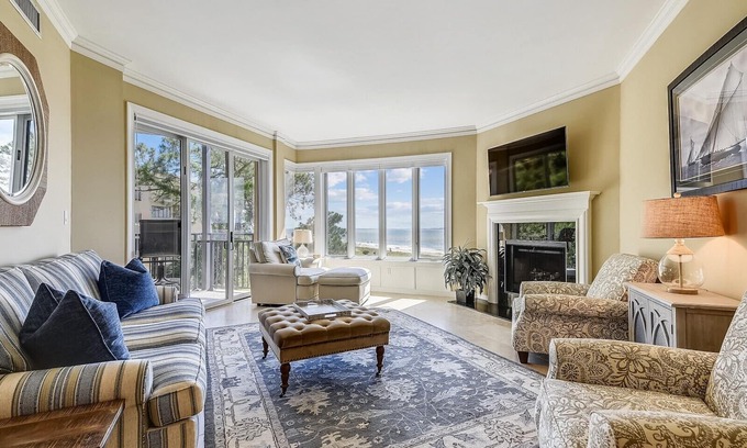 South Beach Villa | 1918 South Beach Club ~ 3rd Floor Sea Pines Villa with Direct Ocean Views