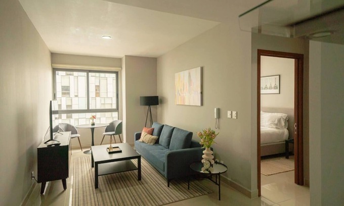 Ampliacion Granada Condo | 1BR|1BA Apartment W/pool, gym, high speed WiFi