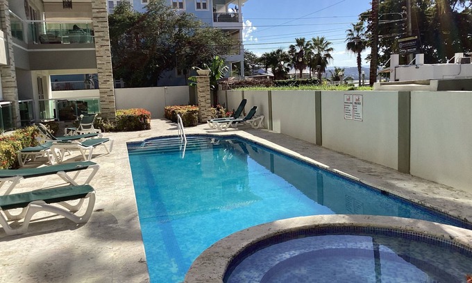 El Batey Condo | 1br/2ba Oceanfront Poolside NEW Hill Top Condos Playa Alisha Beach