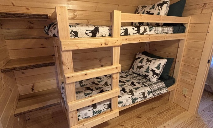 Warrens Cabin | 2-bedroom cabin in Warrens with AC. Access to ATV and snowmobile trails.