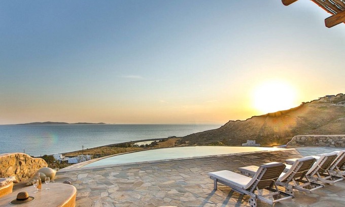 Houlakia Apartment | 2 Bedroom Suite with private Infinity Pool and Sea View