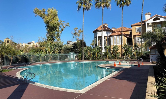 Mission Valley East Condo | 2 BR 2BA condo with AC, 2 parking spots, pool, walk to eat and shop