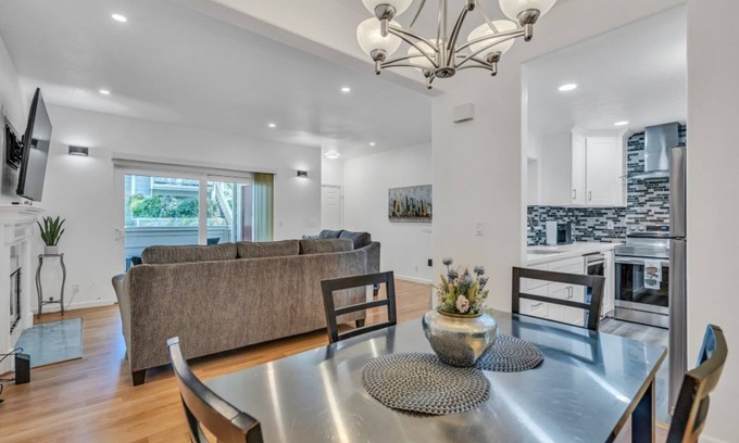 San Ramon Condo | 2 Master suites ground floor, garage + parking spot, w/d in unit, wi-fi, Netflix