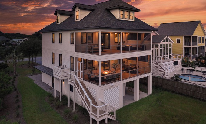 Charleston House | 2024 Built Villa - Marshview 10min downtown/Folly