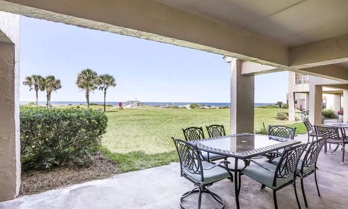 Amelia City Condo | 203 Sailmaker Lovely 2BR Oceanfront | Patio | Pool