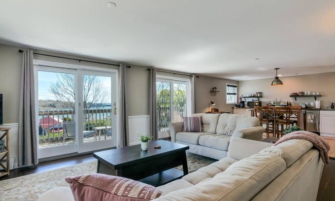 Southwest Harbor Apartment | 2BR Condo with Ocean Views in Downtown SW Harbor "Seaglass"