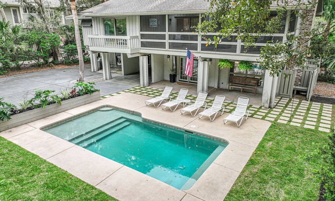 Oceanside House | 2nd Row Beach House ~ Private Pool ~ 4 King Bedrooms ~ 19 Oyster Catcher Rd