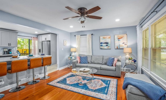High Point Apartment | 3 Bdrm Close to Downtown High Point & Dog Friendly