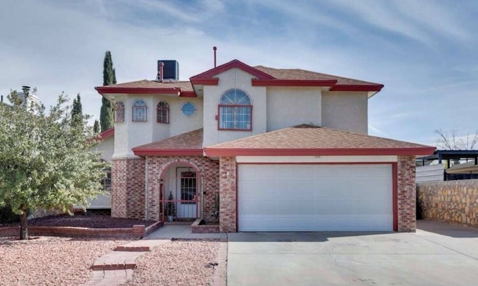 Biggs Field House | 3-bedroom house in charming El Paso with WiFi, Refrigerated AC. Book now