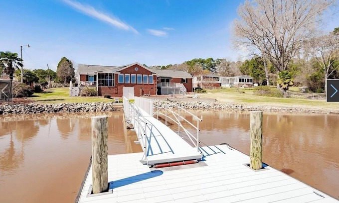 Leesville House | 3 BR Lakefront house w/dock at Lake Murray, Family, Fishing, Fun!