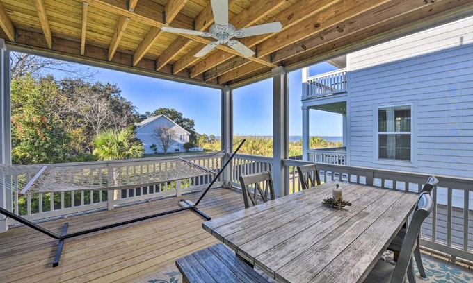 Palmetto Dunes House | 3 Decks and Water Views Breezy Home in Hilton Head