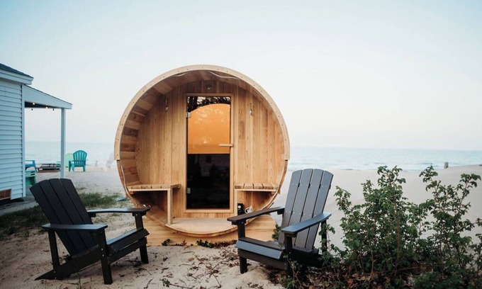 Greenbush Cabin | 4 Beachfront Cottages - New Bathrooms and Roofs!