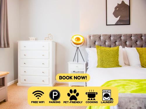 Ipswich House | 4 Bed - 2 Baths 1 Walk In Shower Lots Of Parking