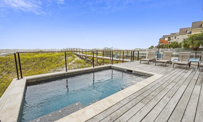 Palmetto Dunes House | 4 Collier Beach, Oceanfront, Pool, Elevator, Free Golf, Pickleball Perks