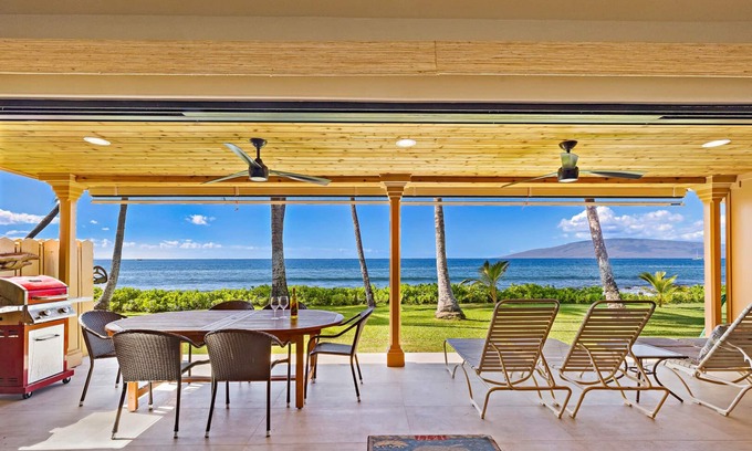 Historic Lahaina Front Street House | 43-4 Spectacular Views from this Two Bedroom 2.5 bath Puamana Oceanfront Unit