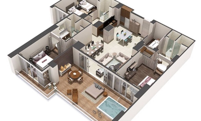 Ejidal Resort | 5 star resort. Private Beaches and pools with private pool for property.