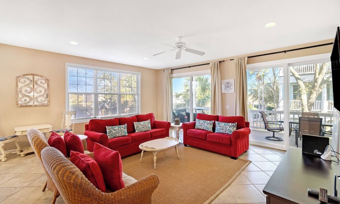 Tybee Island House | 500 Ft to the Beach Crossover at this spacious Island Home.