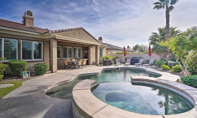 Terra Lago House | 6 Mi to Coachella: Updated Home w/Pool & Spa