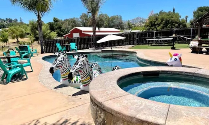 Ramona Other | 7-Bedroom Family Farm Retreat- Pool, Hot Tub, Game Room, Farm Stand, Chickens