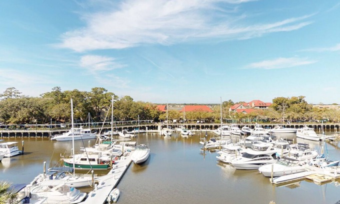 Shelter Cove Villa | 7169 Harbourside II with Beautiful Marina Views!