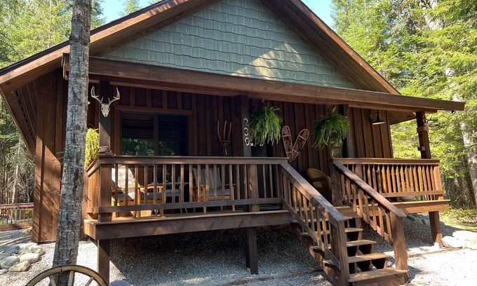 Columbia Falls Cabin | A Cabin by the Creek in beautiful Northwest Montana.