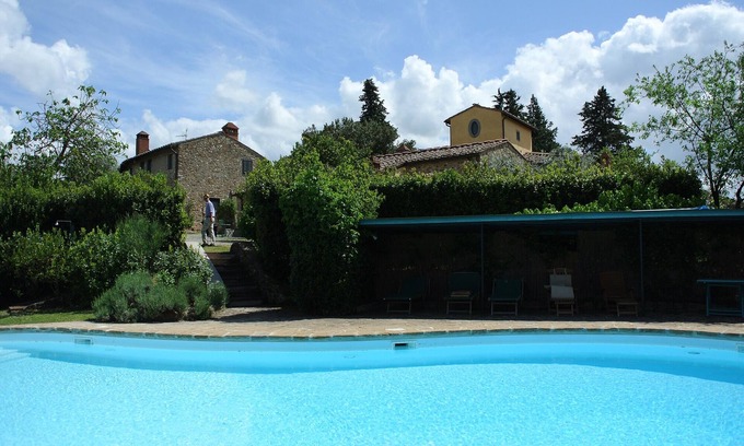 San Casciano in Val di Pesa Villa | A Charming Country House in the Tuscan Chianti with pool and gardens