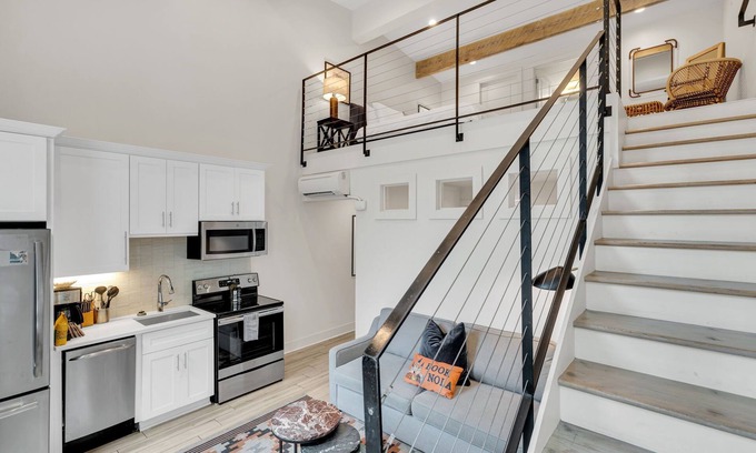 Faubourg Marigny Hotel | A dreamy 2BR hideaway nestled in the heart of the Marigny, just steps from Frenchmen Street and the French Quarter. Enjoy charm, style, and culture all around you in this stylish and cozy loft, perfectly located for those looking to explore New Orlea