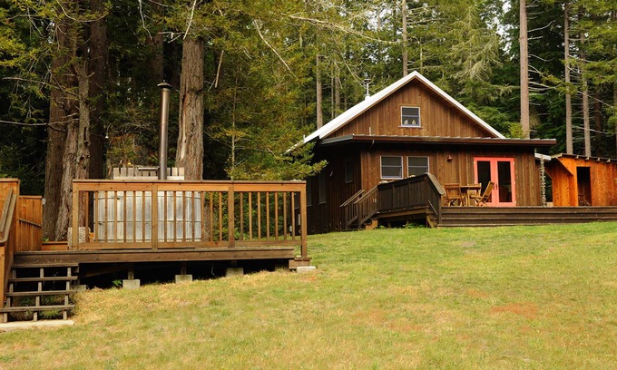 Point Arena House | A Family destination in the forest with artisan treehouse & vintage airstream