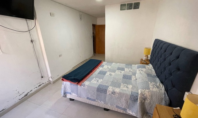 Cordoba House | A great room with a comfortable bathroom with hot tub