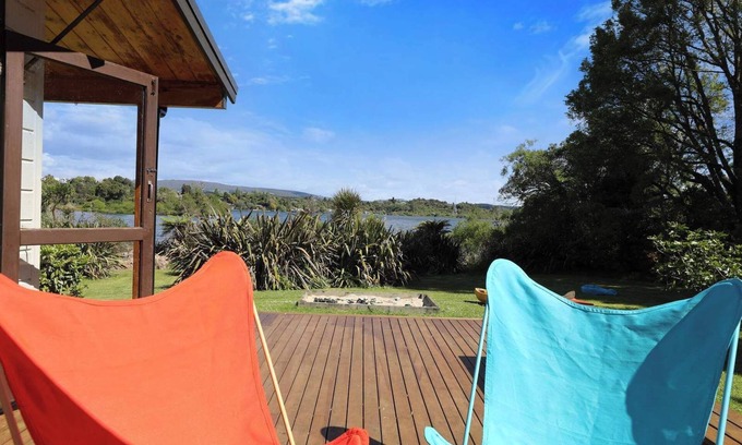 Okere Falls House | A Lakeside Story - Lakefront at Okere Falls