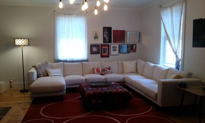 Greenville Apartment | A Mix of Mod & Vintage in the Historic West End, walking distance to downtown