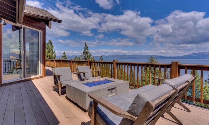 Meeks Bay Cabin | A Panoramic Lake Tahoe Retreat: 3-bedroom cabin with AC in fabulous Meeks Bay