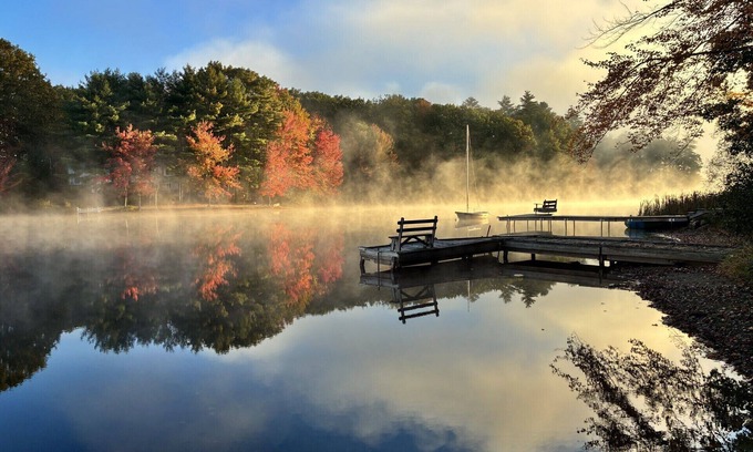 Barnstead House | A serene lake house to escape the day-to-day!