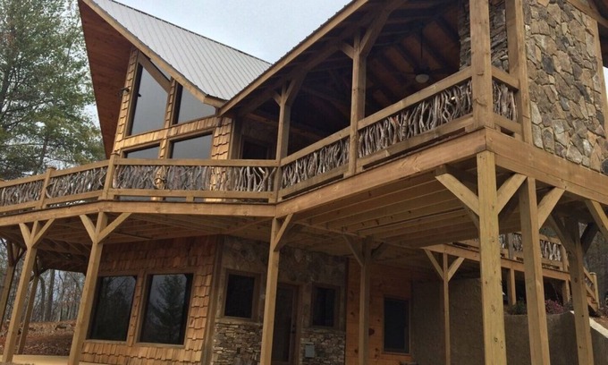 Morganton Cabin | A slice of Heaven! Private escape with gorgeous mountain views!