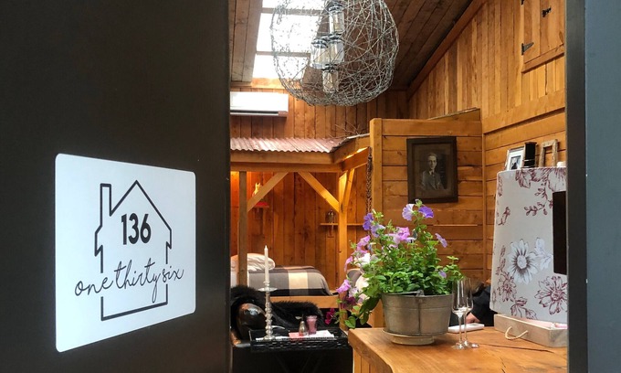 Te Horo House | A snug wood retreat yum uncooked breakfast with home baking and a bubbly treat.