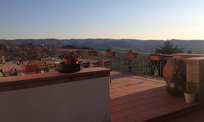 Panzano in Chianti House | A splendid terrace in the heart of Chianti