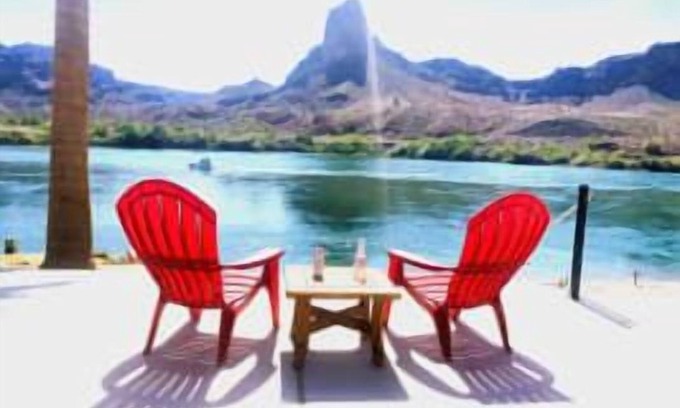 Parker Dam House | A Stairway to Heaven! Right on the River!