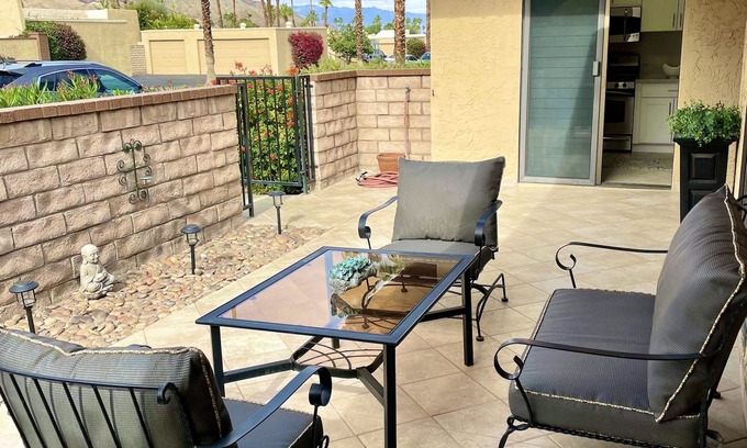 Palm Desert Condo | A True Desert Retreat! Tennis Anyone? Private Fun Community! Close to All!